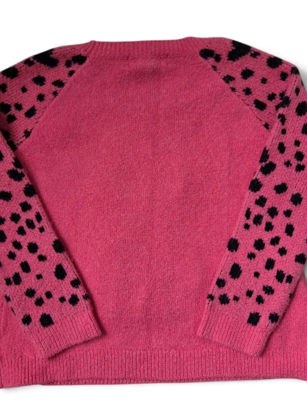 Tucker + Tate Hot Pink Dalmatian Crown Knit Sweater 3T - Picture 6 of 7